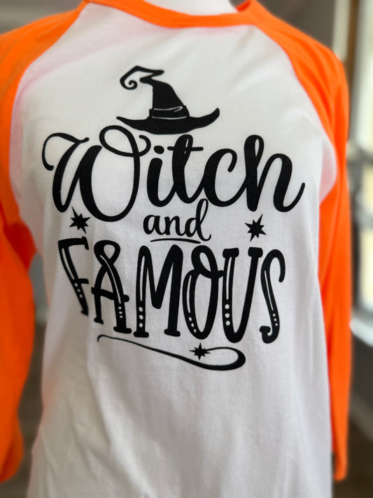"Witch and Famous' Long Sleeve Tee PP026
