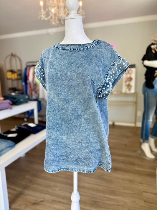 Jean Pearl Blouse RR005