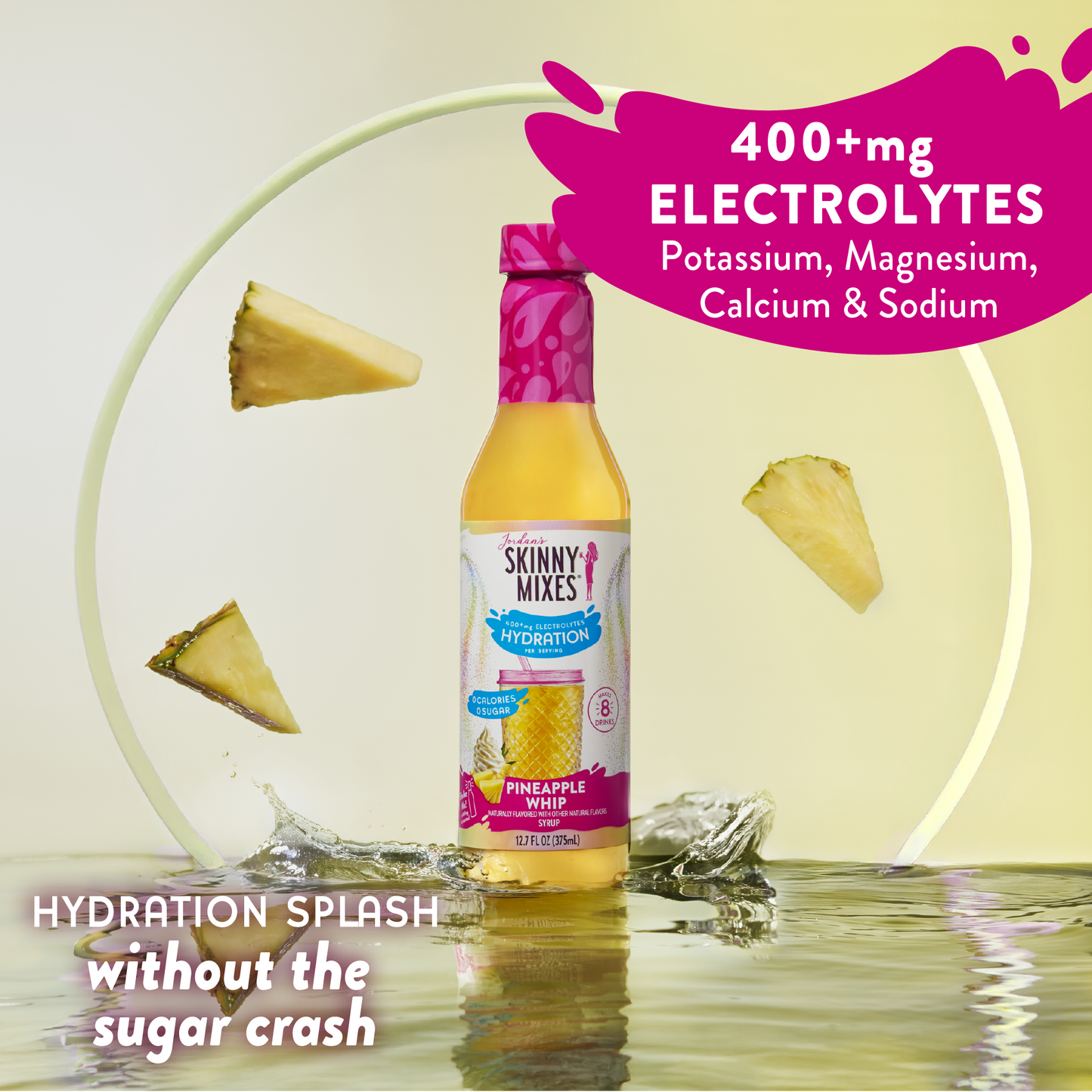 Sugar Free Pineapple Whip Hydration with Electrolytes