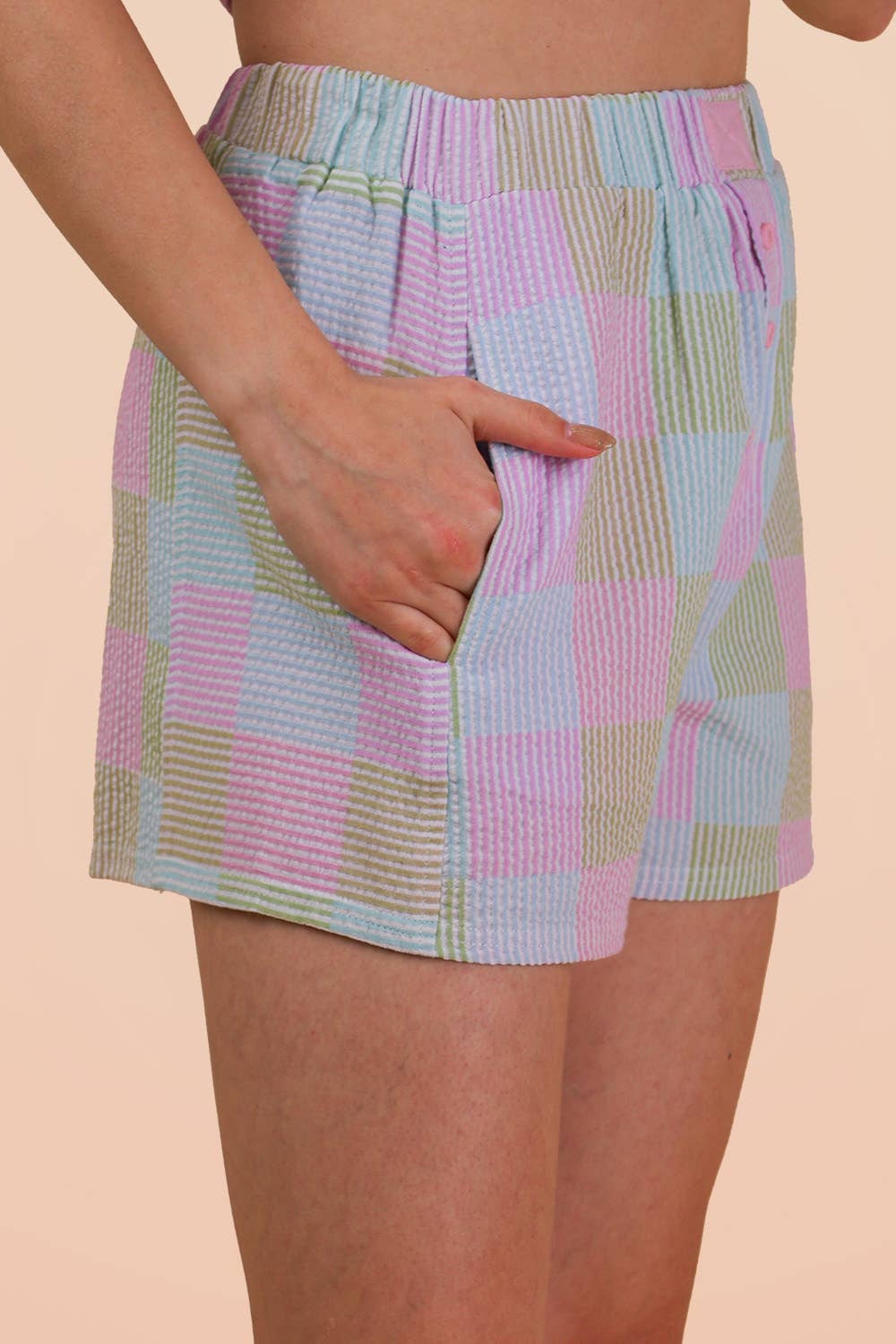 NP70735-Striped & Checker Boxer Shorts PP159