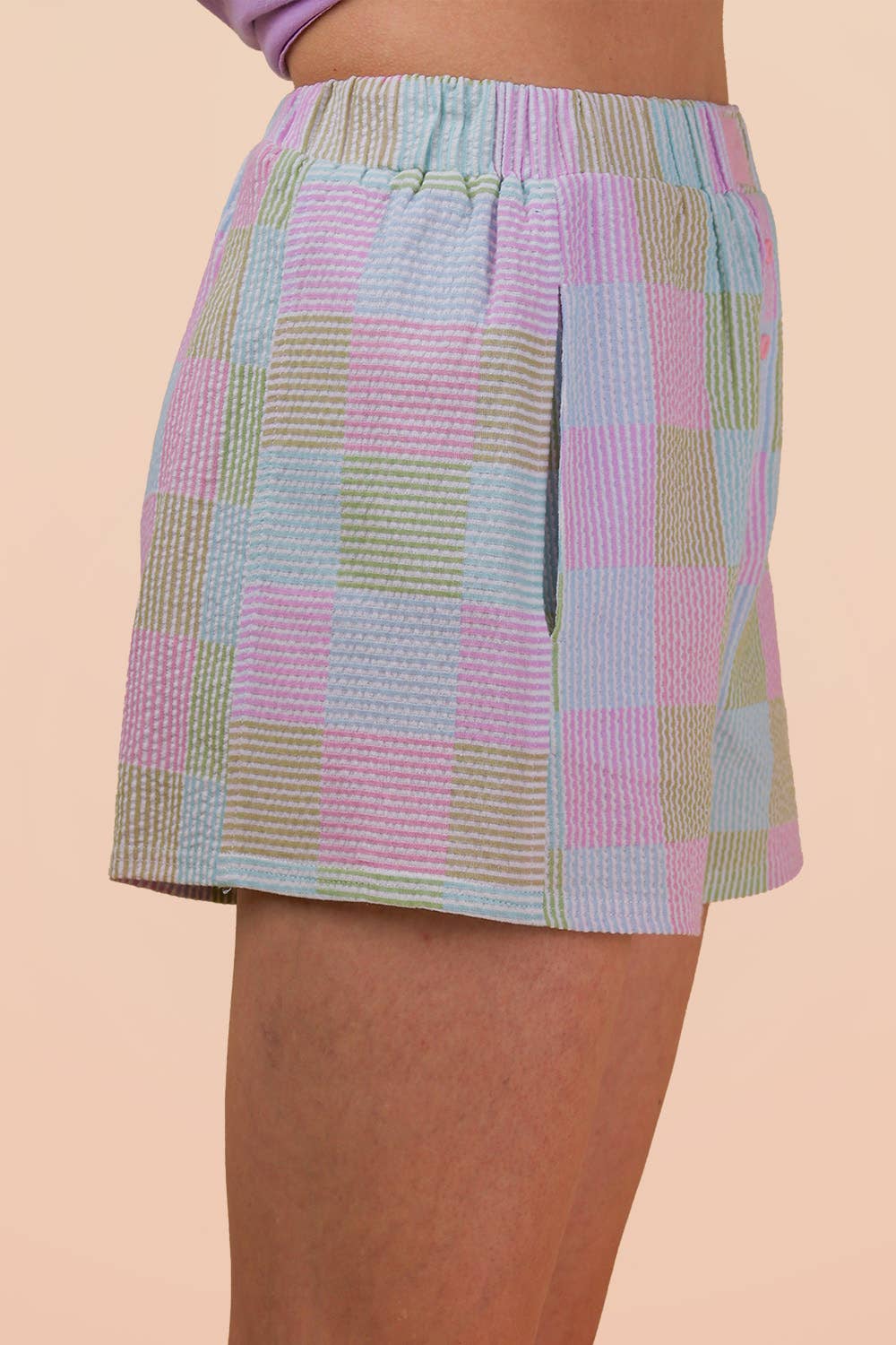 NP70735-Striped & Checker Boxer Shorts PP159