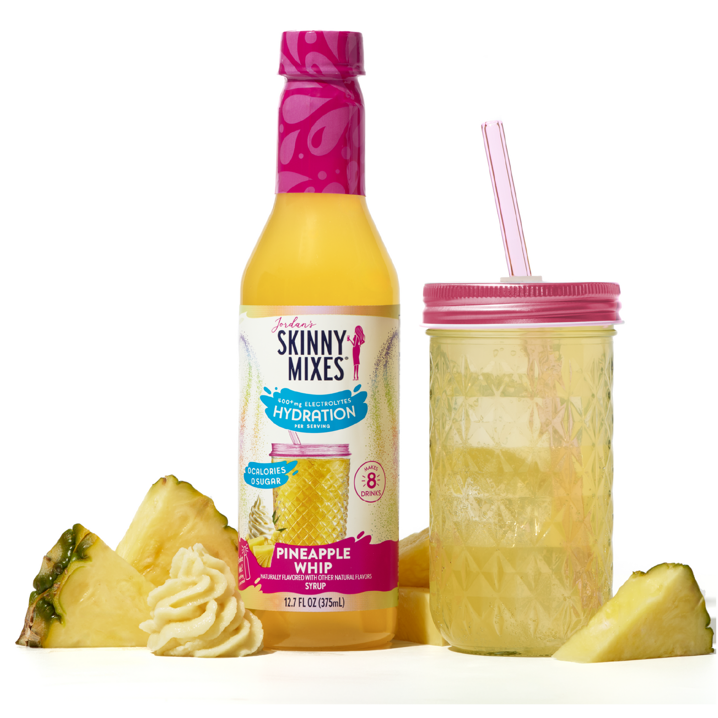 Sugar Free Pineapple Whip Hydration with Electrolytes