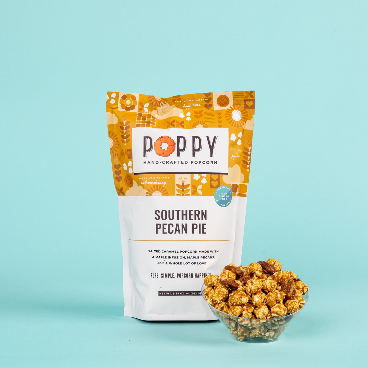 Southern Pecan Pie Popcorn- Fall Seasonal