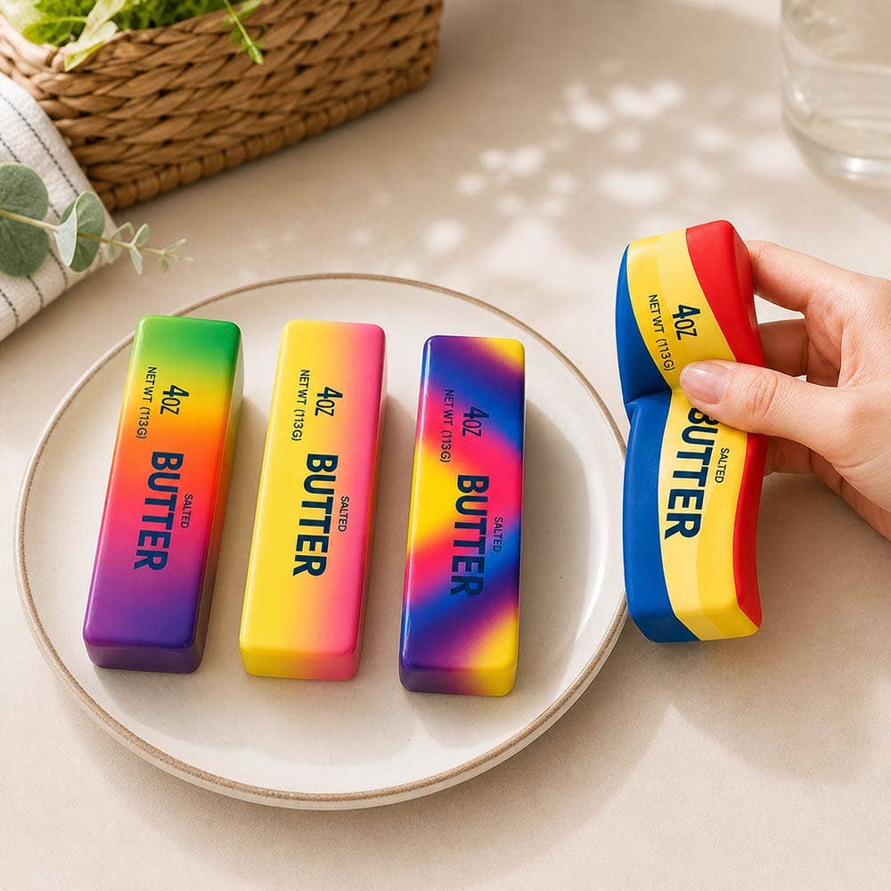 Rainbow Butter Bar Stress Relief Toy
