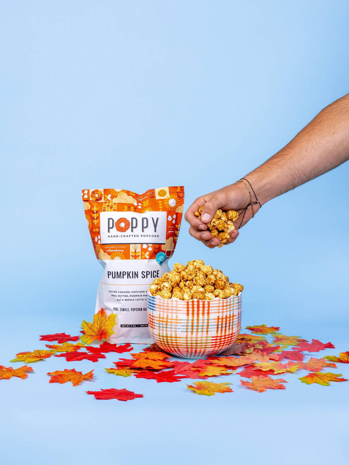 Pumpkin Spice Popcorn- Fall Seasonal