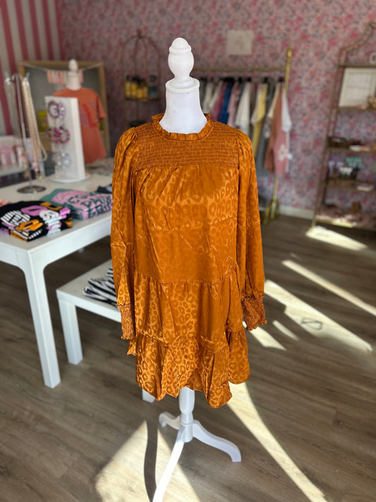 Leopard Copper Outshine Dress PP068