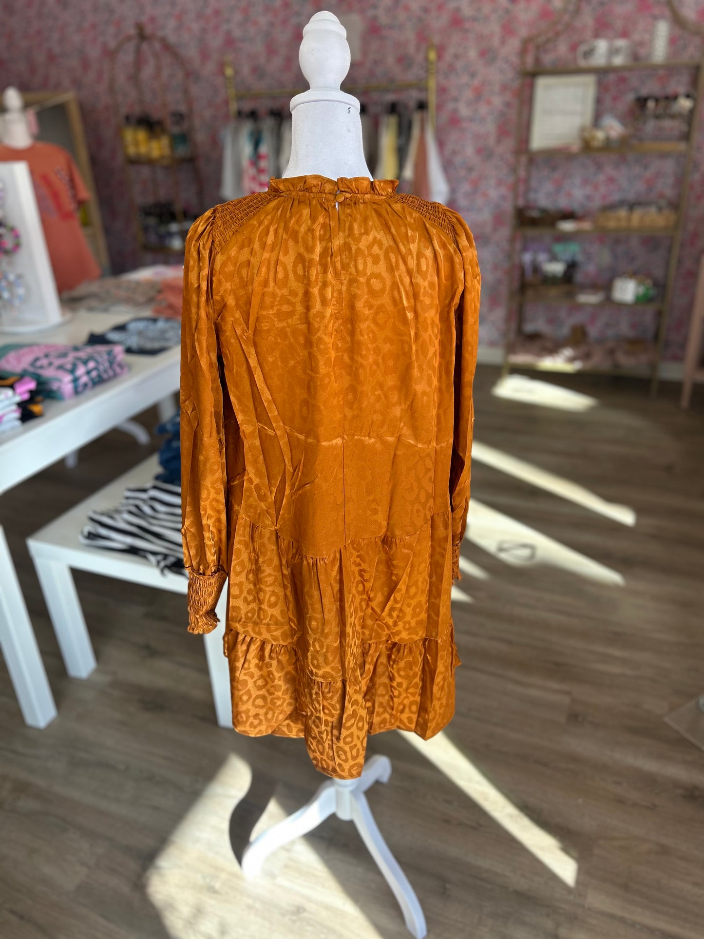 Leopard Copper Outshine Dress PP068