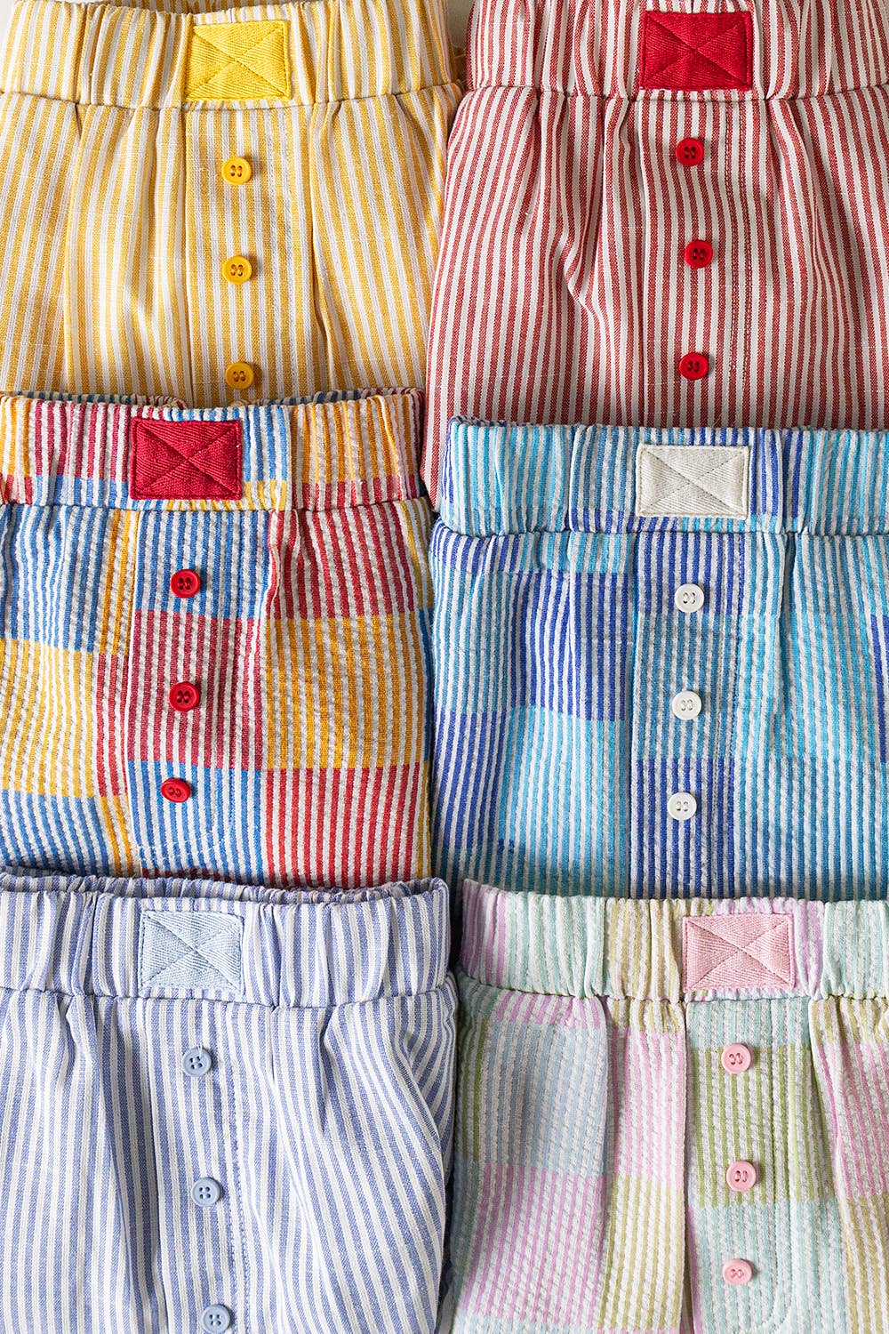 NP70735-Striped & Checker Boxer Shorts PP159