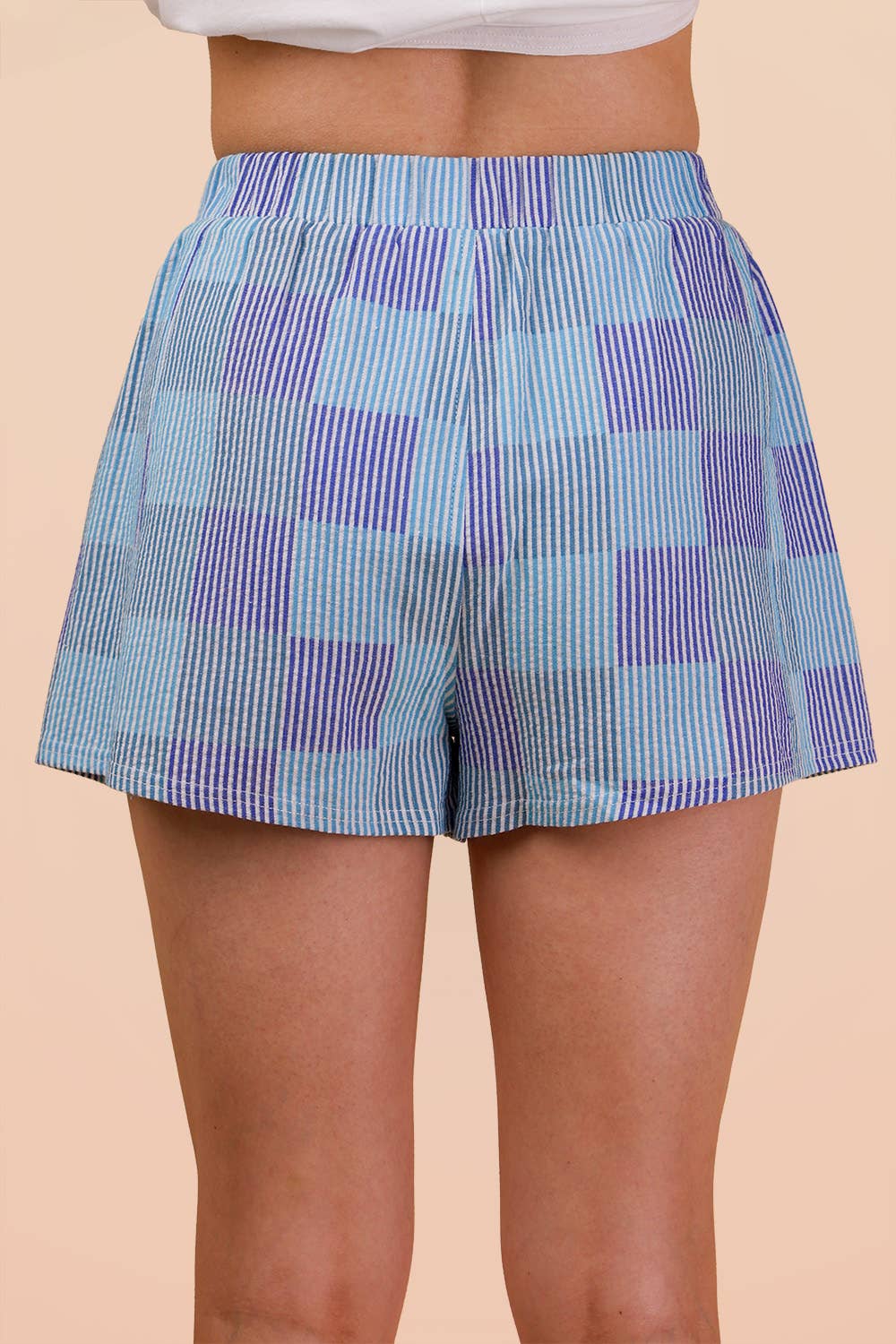 NP70735-Striped & Checker Boxer Shorts PP159