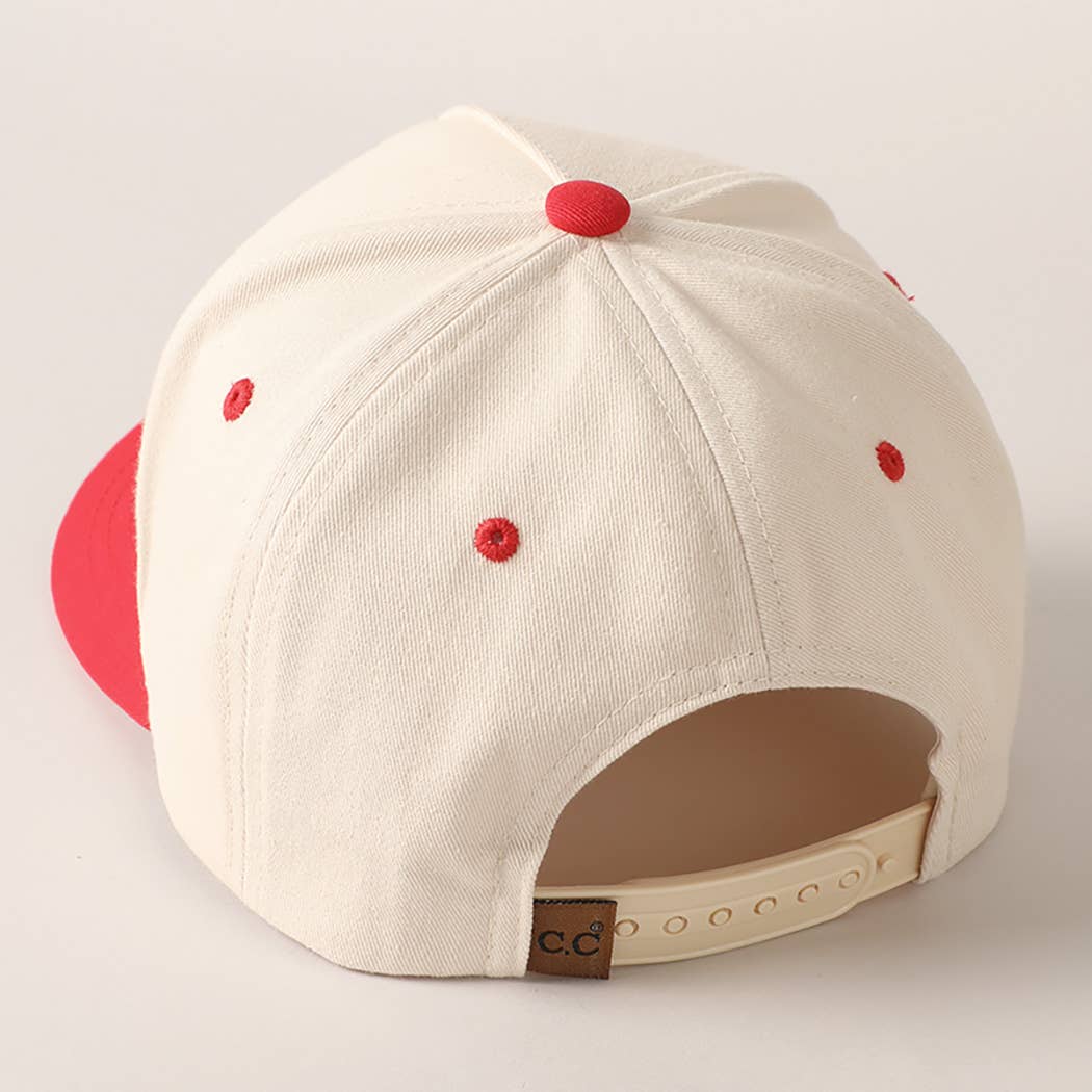 Put It On Santa's Tab Text Embroidery Baseball Cap PP095
