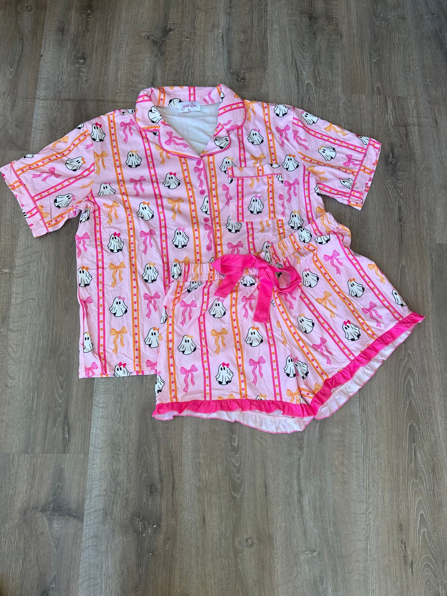 Gigi The Ghost Ruffle Pajama Set PP062