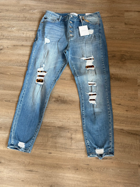 KanCan Leopard Jeans PP001