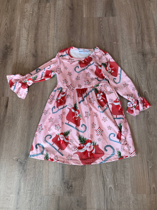 Christmas Pig Girl’s Dress PP078