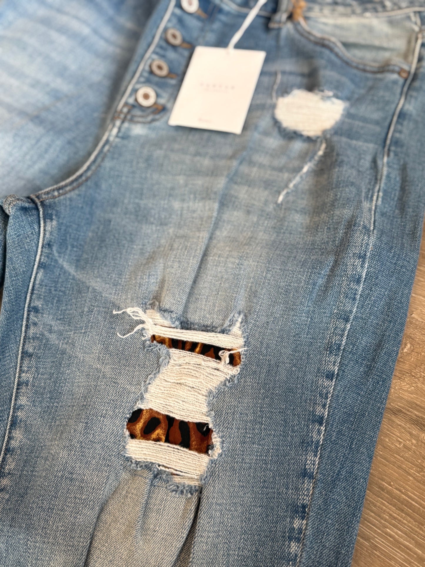 KanCan Leopard Jeans PP001