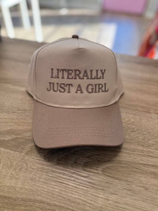 Literally Just A Girl Trucker Hat PP045