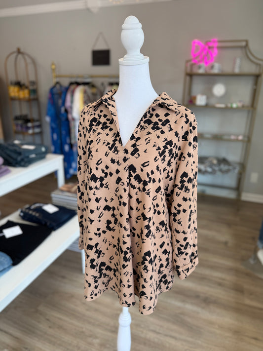 Cheetah Blouse PP023