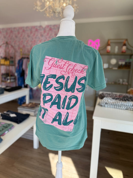 Jesus Paid it All Tee PP040