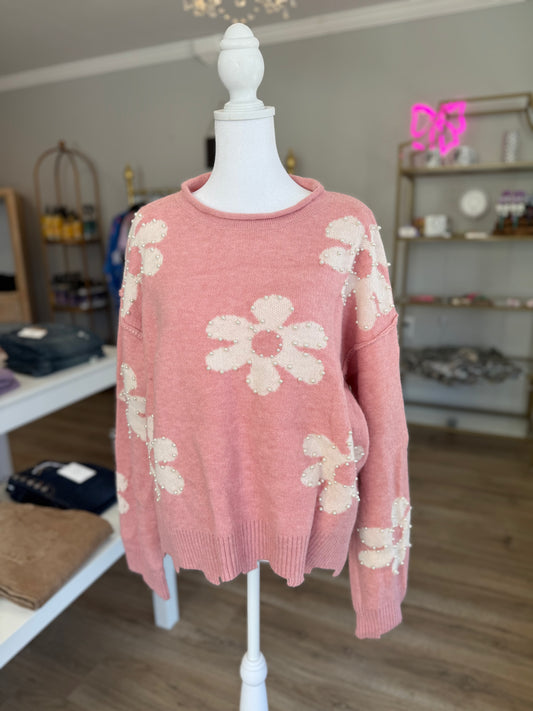 Pearl Flower Sweater RR025