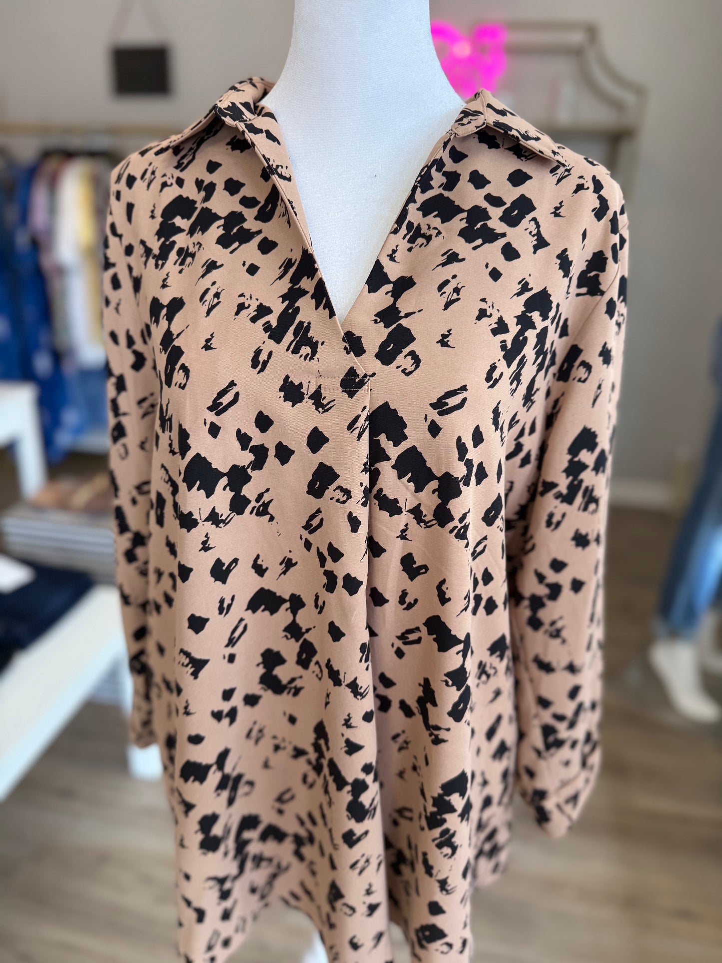 Cheetah Blouse PP023