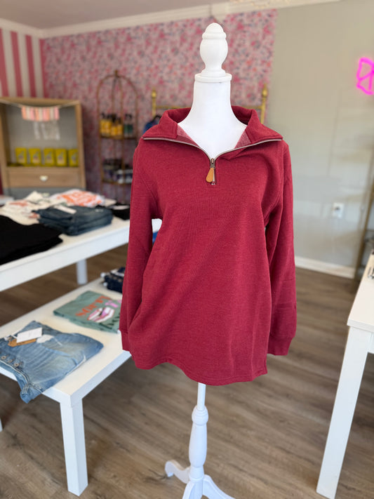 Miley Quarter Zip Pullover PP041