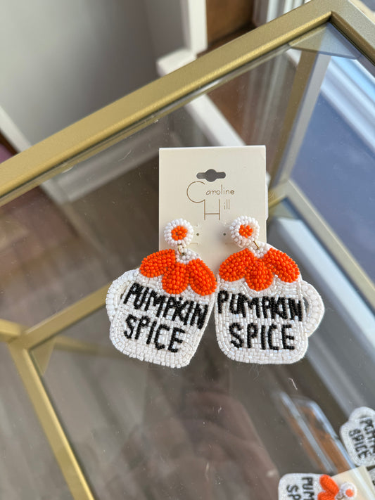 Pumpkin Spice Earrings PP049