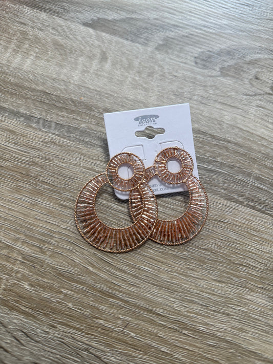 Gold Hoop Earrings PP051