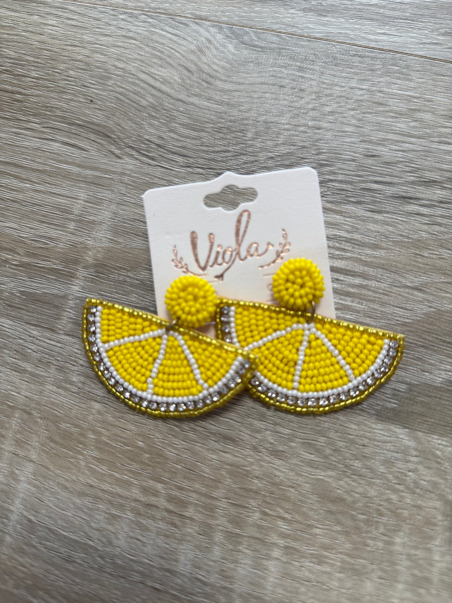 Lemon Earrings PP052