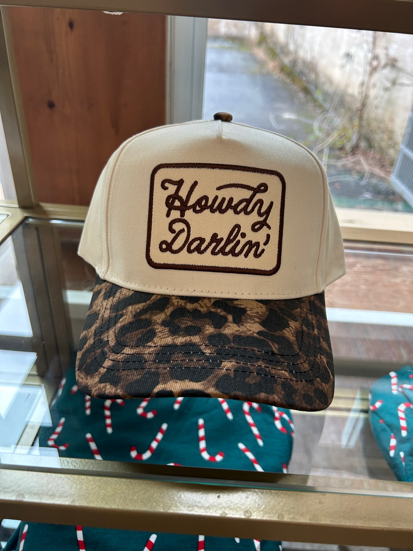 Howdy Darlin’ Leopard Brim Hat PP072