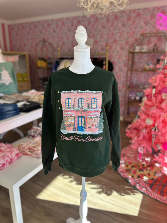 Small Town Christmas Sweatshirt PP095