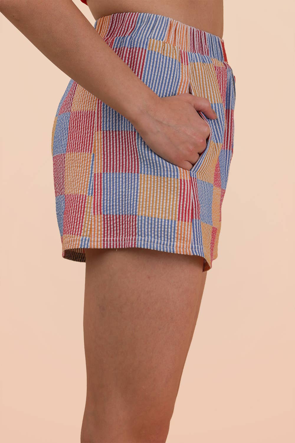 NP70735-Striped & Checker Boxer Shorts PP159