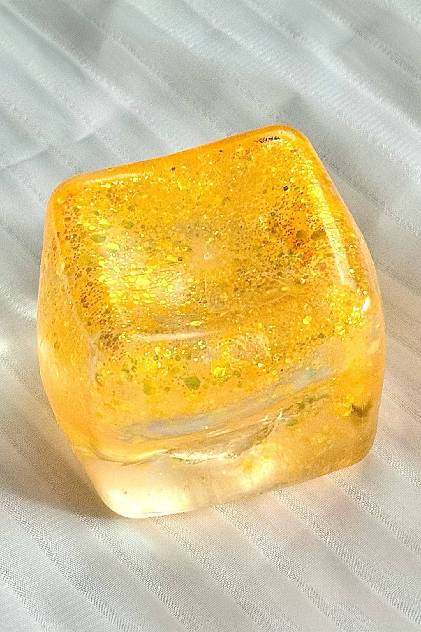 Glitter Cube Stress Relief Squeeze Toy