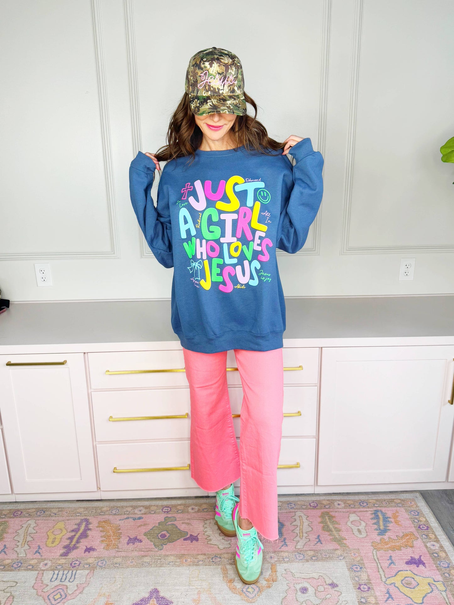 Just a Girl Who Loves Jesus Sweatshirt PP128